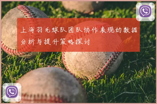 上海羽毛球队团队协作表现的数据分析与提升策略探讨