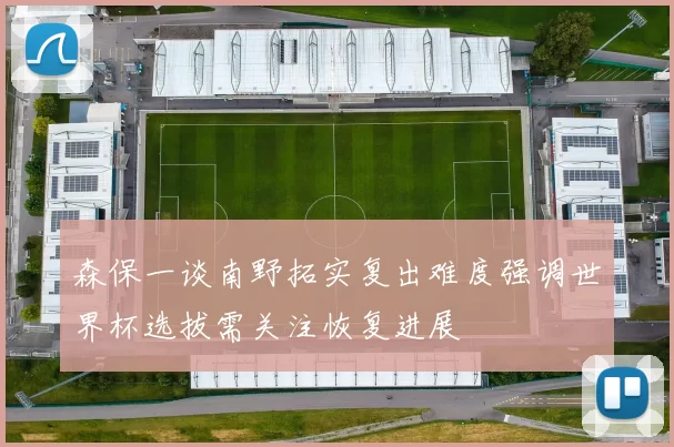 森保一谈南野拓实复出难度强调世界杯选拔需关注恢复进展