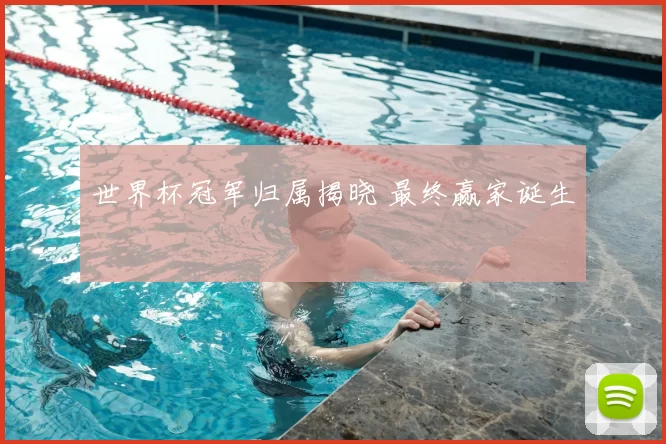 世界杯冠军归属揭晓 最终赢家诞生